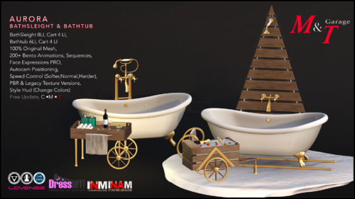 M&T Garage - Aurora Bathtub & Bath Sleigh.