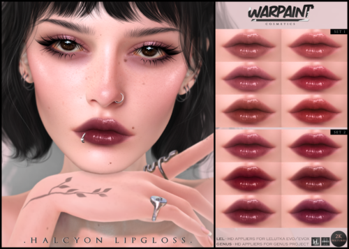 WarPaint* - Halcyon Lipgloss.